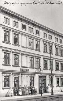 Agnetenstraße 13 - Louis Glessmann, Glaserei 