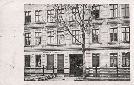 Fichtestraße 33 - Kolonialhandlung Friedrich Braune