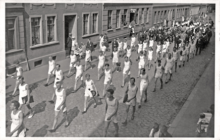Martinstraße - Sportlerumzug 1925-26