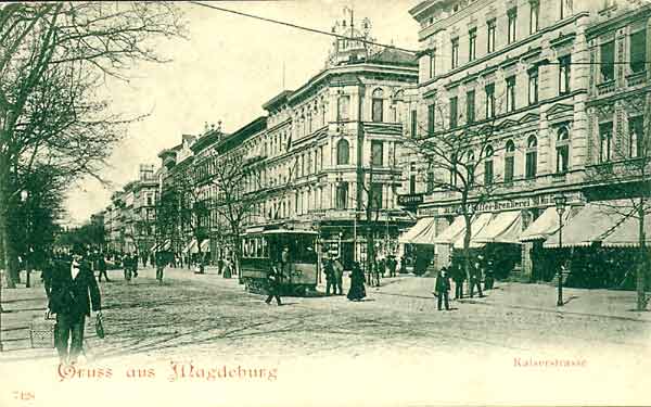 Die Ostseite der Kaiserstraße in Höhe Hauptbahnhof
