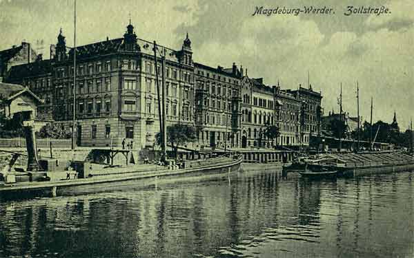 Die Zollstraße um 1918