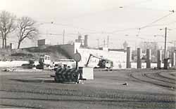 Bau der Westtangente Nov. 1973