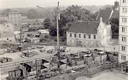 Neubau an der Gr. Klosterstra&szlig;e 29.08.1970