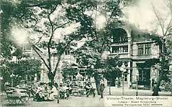 Das Viktoria-Theater auf dem Werder um 1904