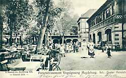 Gartenlokal im Parketablissement Vogelgesang um 1906