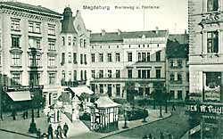 Der Ratswaageplatz mit Fontaine
