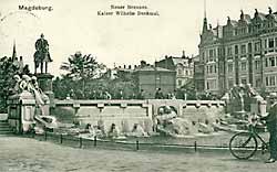 Neuer Brunnen auf dem Kaiser-Wilhelm-Platz