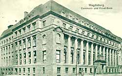 Das Gebäude der Commerz- und Privat-Bank