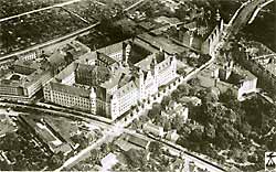 Luftaufnahme der Kreuzung Halberstädter/Leipzigerstraße