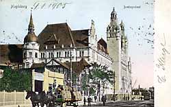 Halberstädterstraße mit Justizpalast