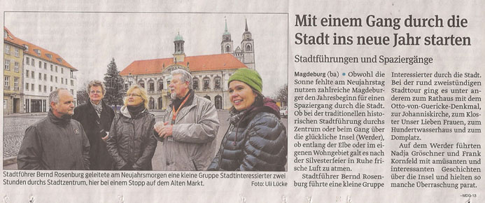 2.1.2013 Volksstimme